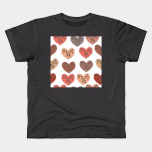 Heart Pattern Kids T-Shirt